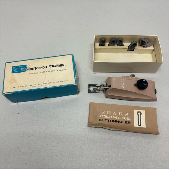Sears Kenmore Buttonhole Attachment Sewing Tool - Picture 1 of 7